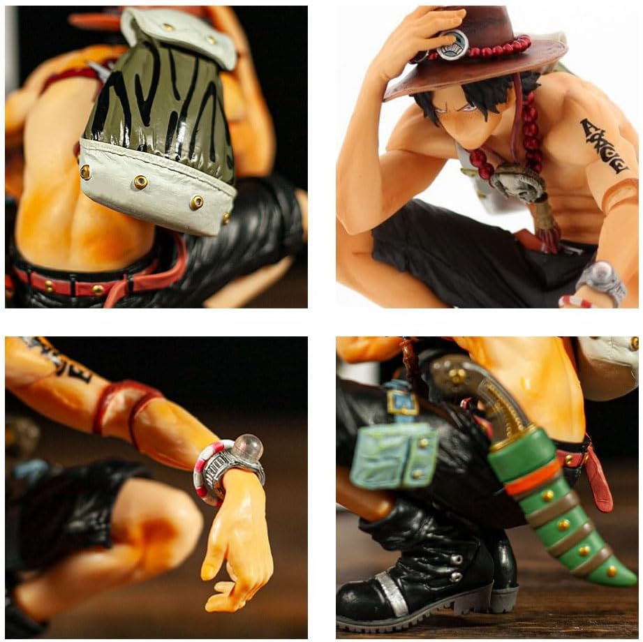 ZKTSRY Portgas·D· Ace Figur, Heimdekoration, Anime-Figur, PVC-Statue, Geschenke, Sammeln, Anime-Statuen, Modelldekoration