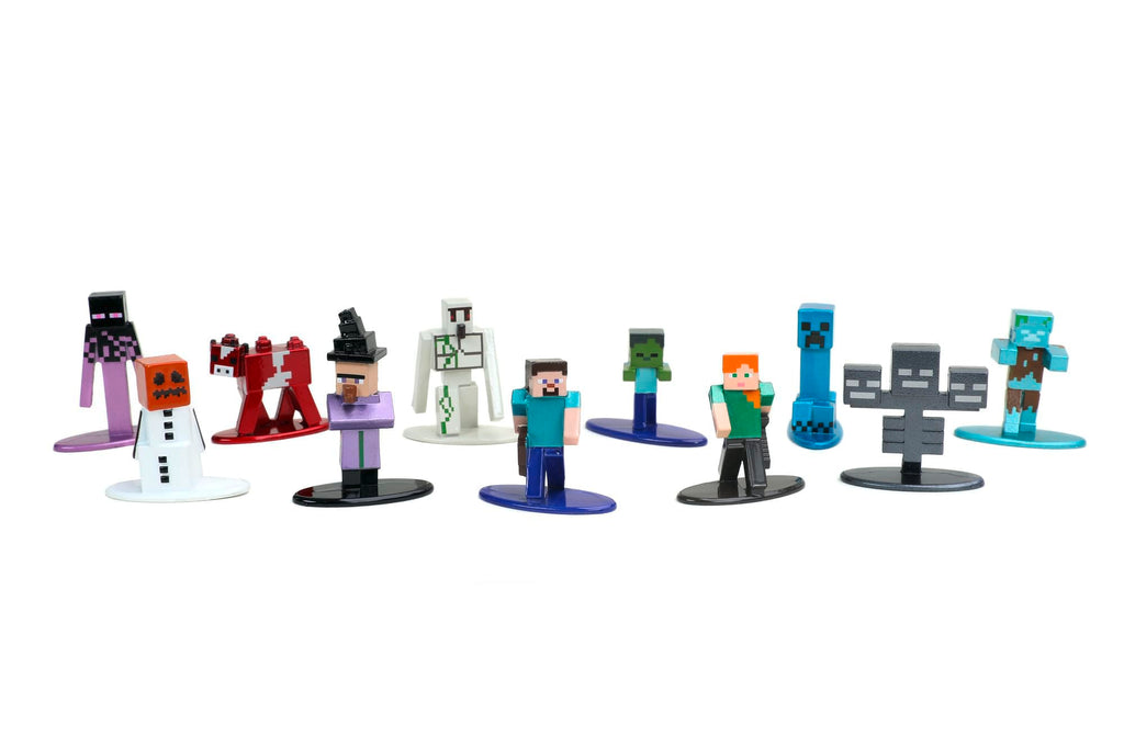 Jada Toys Minecraft Figur (1 Stück in Mystery Blind-Tüte) - 1 von 13 detaillierten Nano Sammelfiguren aus Metall für Fans und Kinder ab 3 Jahre, Welle 5, Auswahl per Zufallslos, je ca. 4 cm