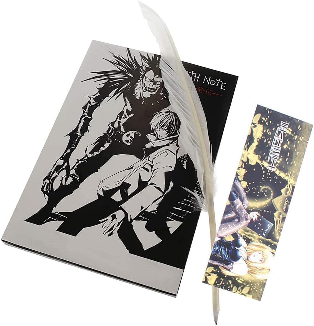 Death Note-Notizbuch mit Federstift, Mode-Anime-Thema Death Note-Cosplay-Notizbuch, Kann als Tagebuch und Notizbuch verwendet werden…