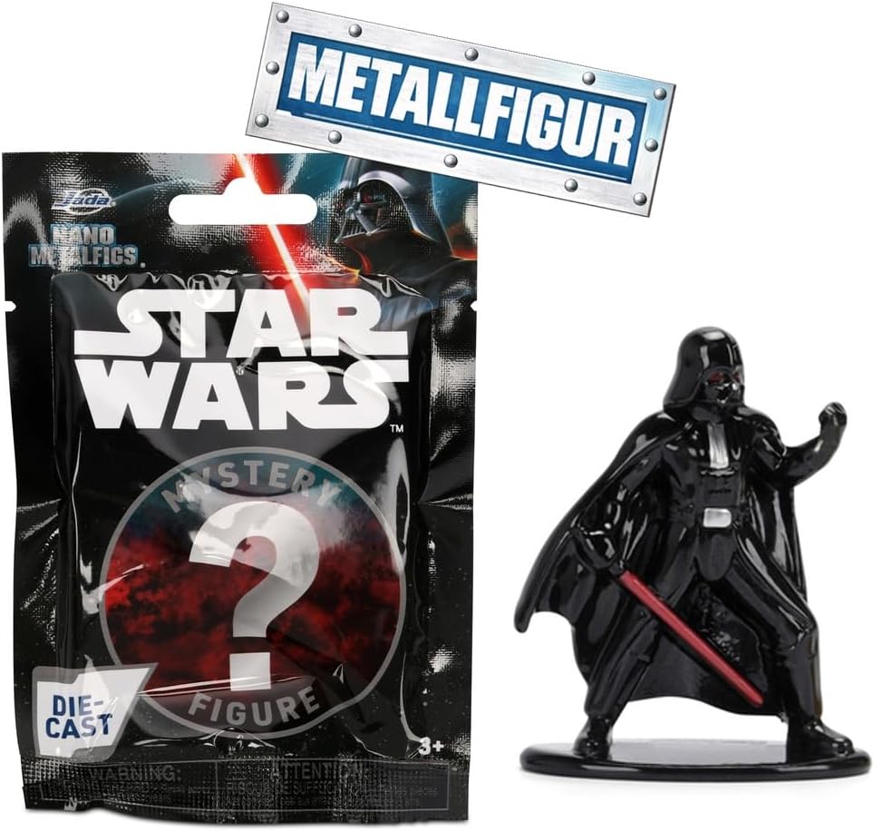 Jada Toys Star Wars Figur, ca. 4 cm, aus Metall, 1 Stück | 1 von 13 Mini-Sammelfiguren, Blind Pack, Für Fans & Sammler, Ab 3 Jahren