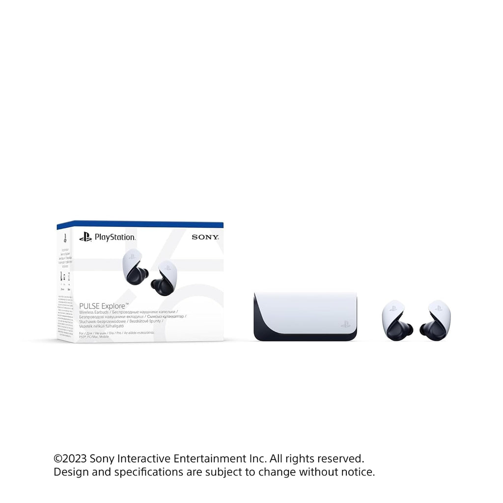 Sony Pulse Explore Kabellose Kopfhörer, In-Ear-Kopfhörer, Bluetooth, Schwarz, Weiß