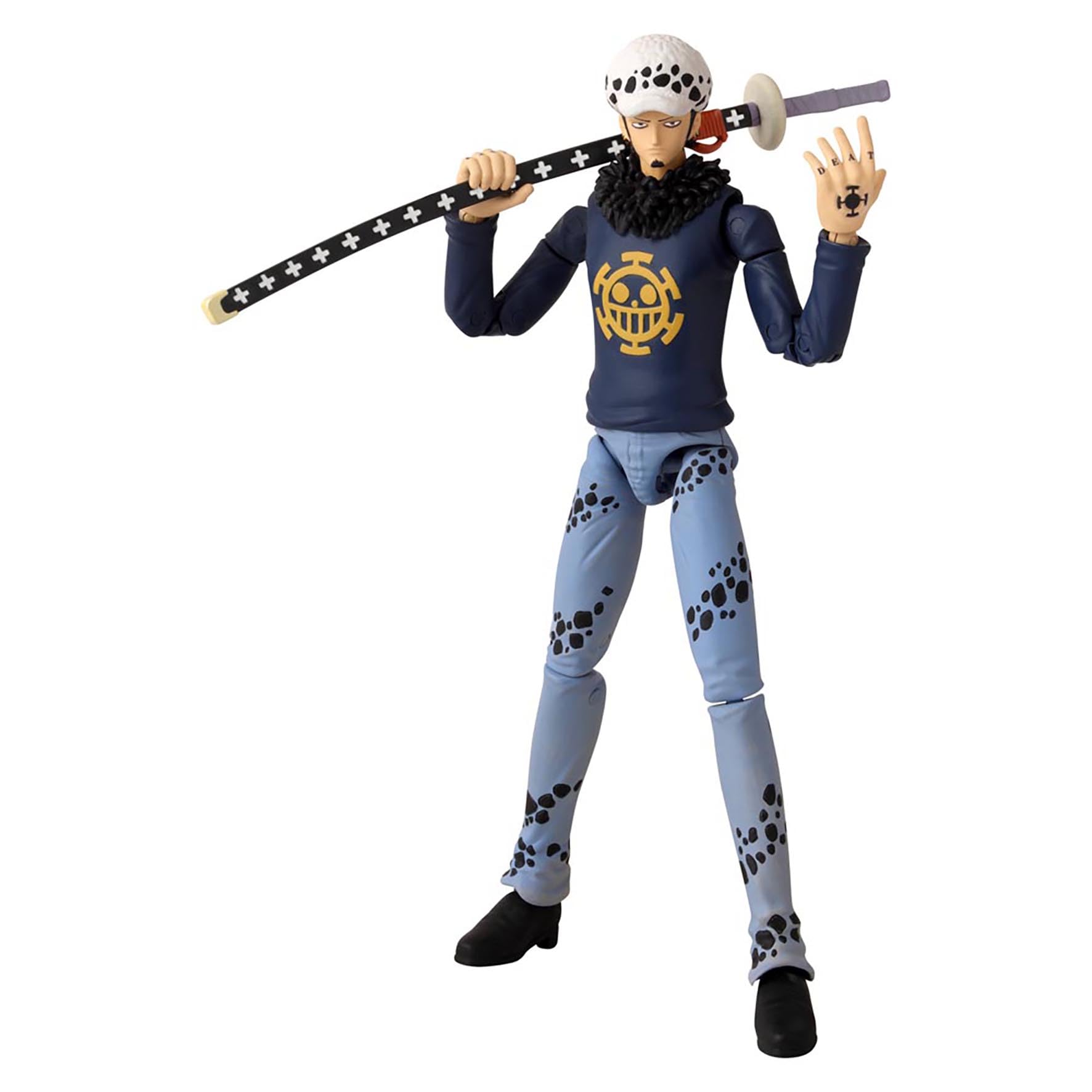 BANDAI – Anime Heroes – One Piece Figur – Lorenor Zorro 17 cm Three Sword Style – Offizielle Lizenz One Piece – Bewegliche Manga Figur Zorro 3 Schwerter – Spielzeug für Kinder ab 4 Jahren – 37052