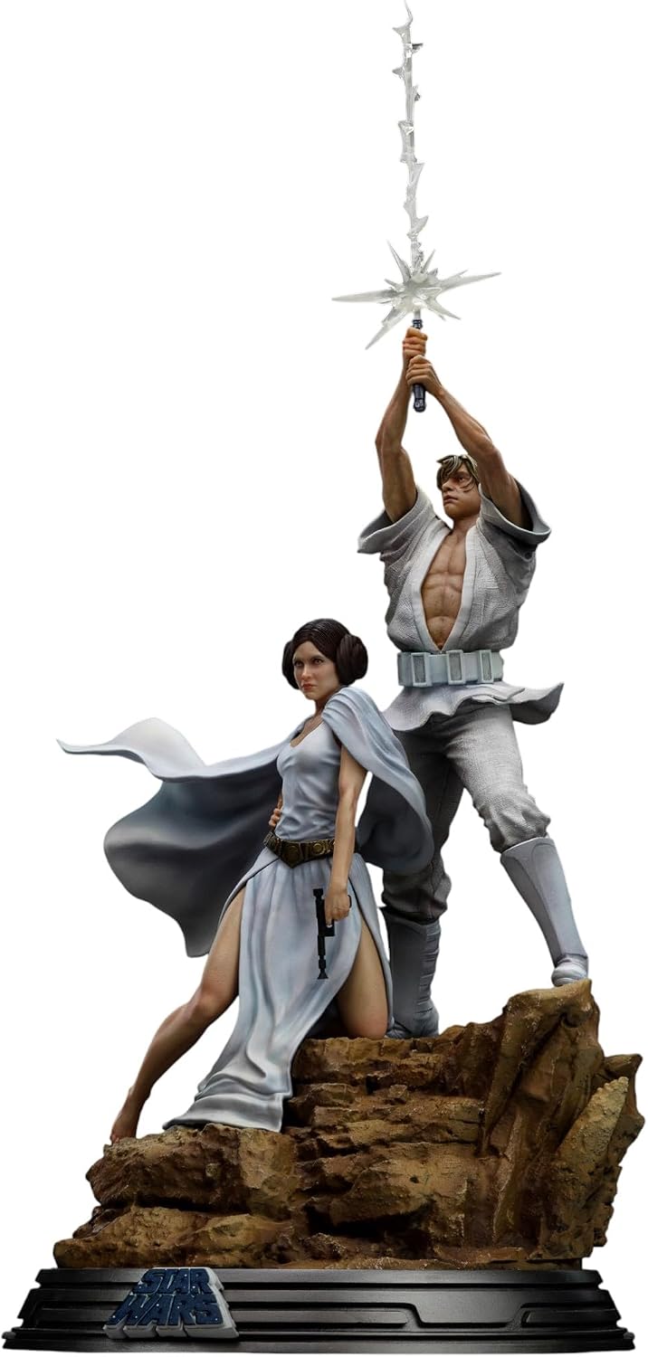 Iron Studios Statue Art Scale 1/10 Luke und Leia Star Wars 41 cm