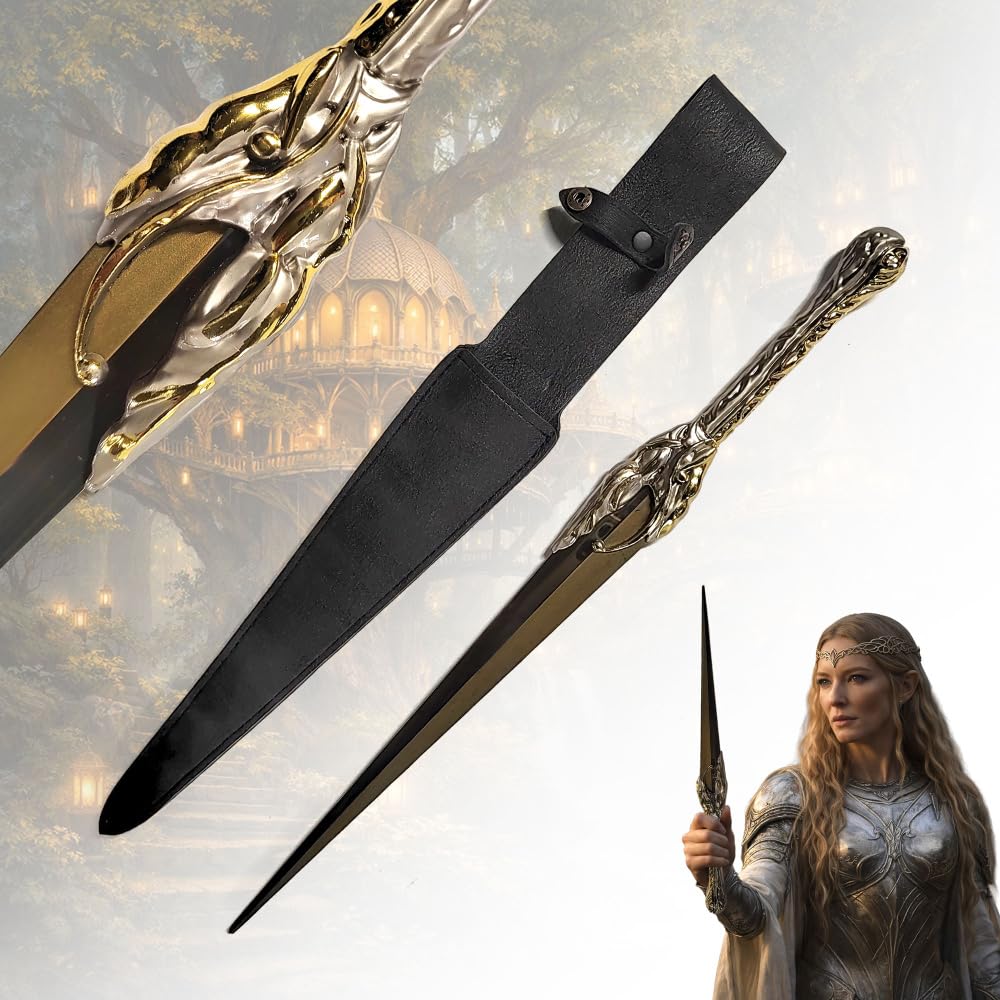 Der Herr der Ringe - LOTR Schwert, Filmschwert, echt, aus Stahl, Der Hobbit, Zauberer Merch, Aragorn Sword, Deko für Sammler und als Geschenk