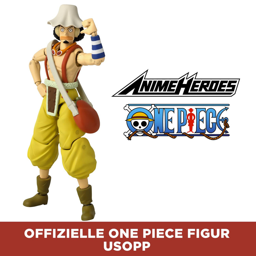 BANDAI – Anime Heroes – One Piece Figur – Lorenor Zorro 17 cm Three Sword Style – Offizielle Lizenz One Piece – Bewegliche Manga Figur Zorro 3 Schwerter – Spielzeug für Kinder ab 4 Jahren – 37052