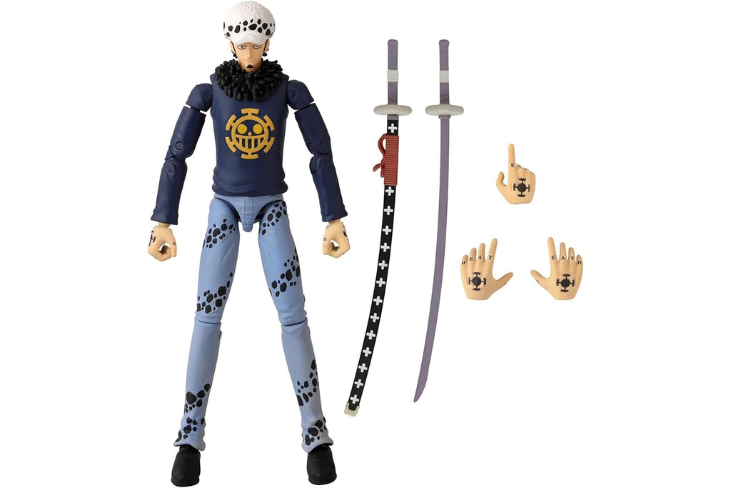 BANDAI – Anime Heroes – One Piece Figur – Lorenor Zorro 17 cm Three Sword Style – Offizielle Lizenz One Piece – Bewegliche Manga Figur Zorro 3 Schwerter – Spielzeug für Kinder ab 4 Jahren – 37052