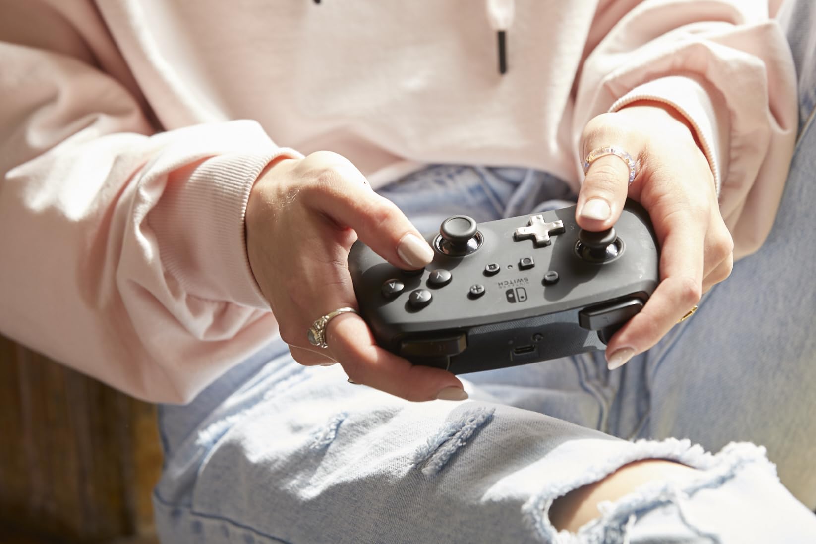 PowerA Enhanced Wireless Controller for Nintendo Switch - Peely, Fortnite, Nintendo Switch - OLED Model, Nintendo Switch Lite, Gamepad, Game Controller, Bluetooth Controller, Officially Licensed