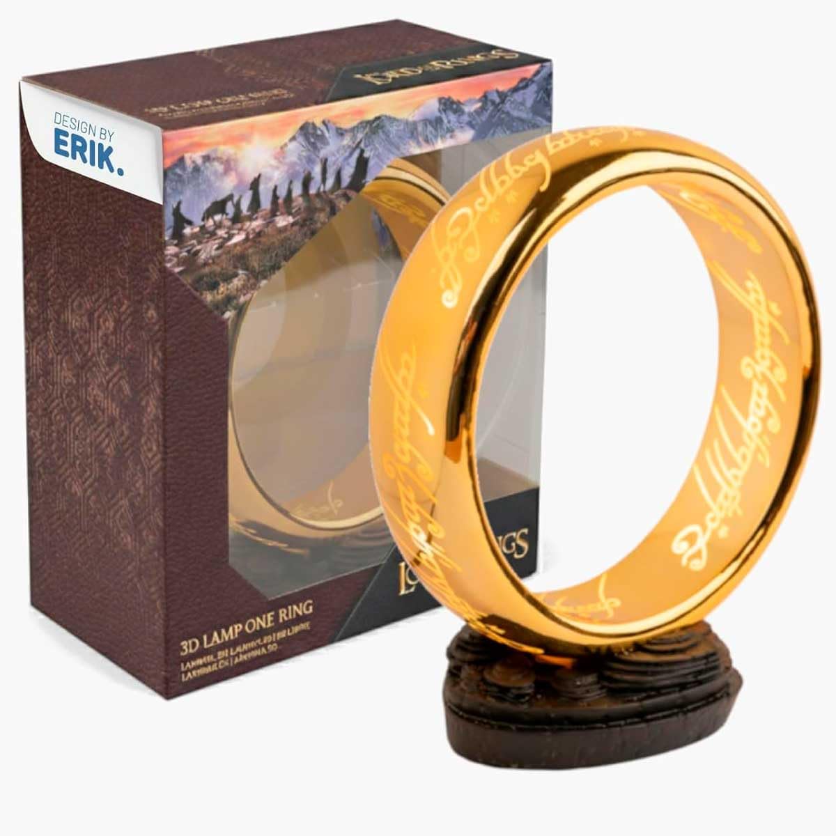 Grupo Erik LED Lampe Der Herr der Ringe LED Licht Deko - Stimmungslicht Schreibtisch - Nachttischlampe Kinder und Erwachsene Zubehör - Der Herr der Ringe Der Macht Merch Geschenke Fanartikel