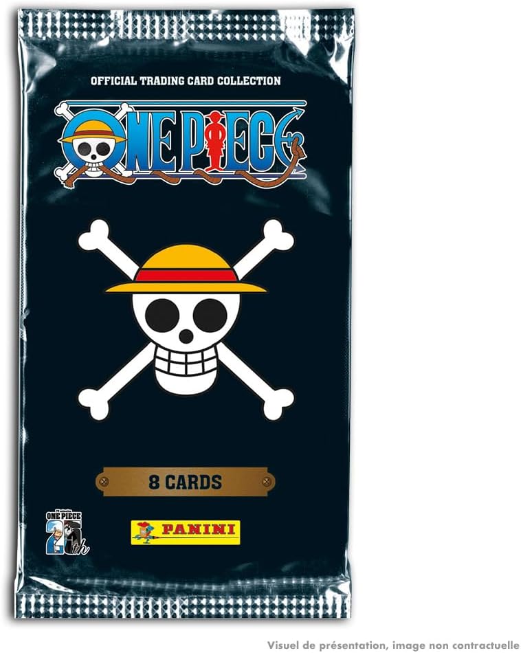 Panini One Piece Trading Cards 25th Anniversary, Blister Pack, 5 Boosters + 2 Cards, Limited Edition, 004897KBF5