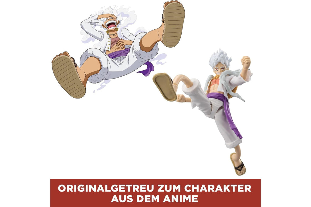 BANDAI – Anime Heroes – One Piece Figur – Lorenor Zorro 17 cm Three Sword Style – Offizielle Lizenz One Piece – Bewegliche Manga Figur Zorro 3 Schwerter – Spielzeug für Kinder ab 4 Jahren – 37052