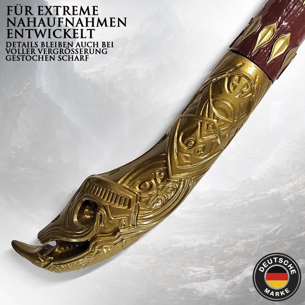 God of War Leviathan Axt | Chaosklingen | Kratos Blades of Chaos Replik | Ragnarök Gaming Deko