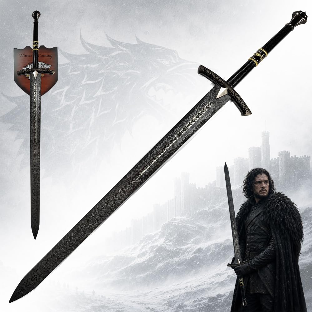 Game of Thrones Schwert | Authentisches Stück aus der Welt von Westeros | Stahlschwert | Hochwertige Verarbeitung | Perfekt für Sammler und Fans von Game of Thrones