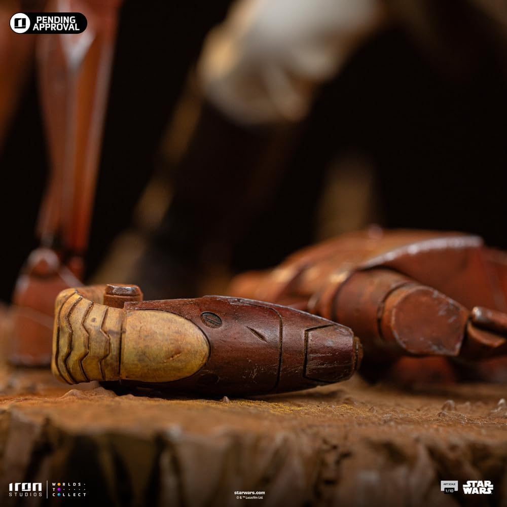 Iron Studios Mace WinduStar Wars Art Skala 1/10 18 cm