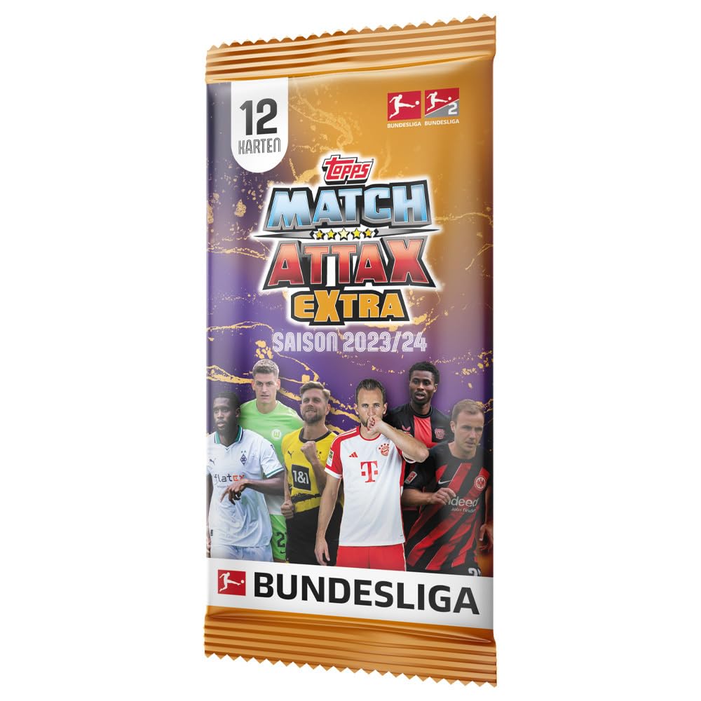 Topps Match Attax Trading Cards Bundle Champions League 25/26-10 Booster