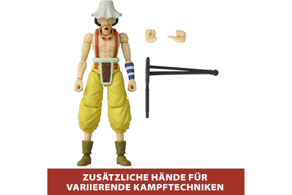 BANDAI – Anime Heroes – One Piece Figur – Lorenor Zorro 17 cm Three Sword Style – Offizielle Lizenz One Piece – Bewegliche Manga Figur Zorro 3 Schwerter – Spielzeug für Kinder ab 4 Jahren – 37052