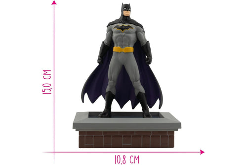 DC Comics Batman - Bullyland Figure, perfect as a toy, decoration, and small gift for children aged 3 and up and collectors, detailed 15 cm Justice League collectible figure for Kidults 11240