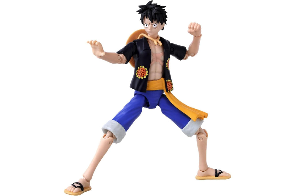 BANDAI – Anime Heroes – One Piece Figur – Lorenor Zorro 17 cm Three Sword Style – Offizielle Lizenz One Piece – Bewegliche Manga Figur Zorro 3 Schwerter – Spielzeug für Kinder ab 4 Jahren – 37052
