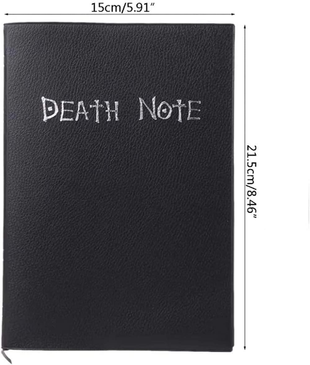 Death Note-Notizbuch mit Federstift, Mode-Anime-Thema Death Note-Cosplay-Notizbuch, Kann als Tagebuch und Notizbuch verwendet werden…
