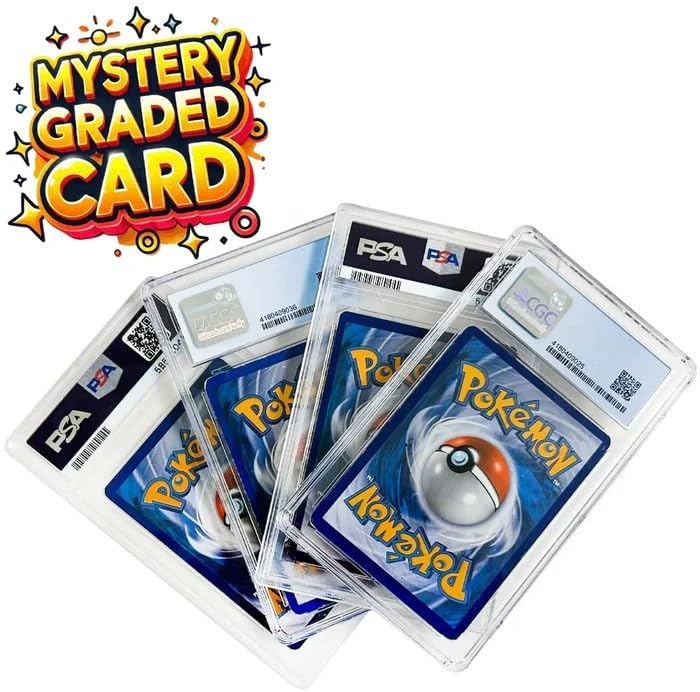 BB-Toy-Trades Mystery Graded Card Slab 1 Gegradete Pokemon Karte - Nur PSA oder CGC Karten Slabs