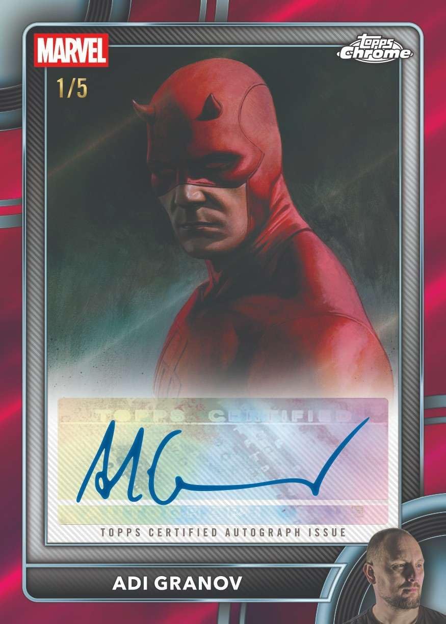 2026 Topps Chrome® Marvel-Comics – Vorteilsbox (4 Karten pro Packung, 8 Packungen pro Box) Finden Sie exklusive fantastische Vier-Jubiläumseinsätze!