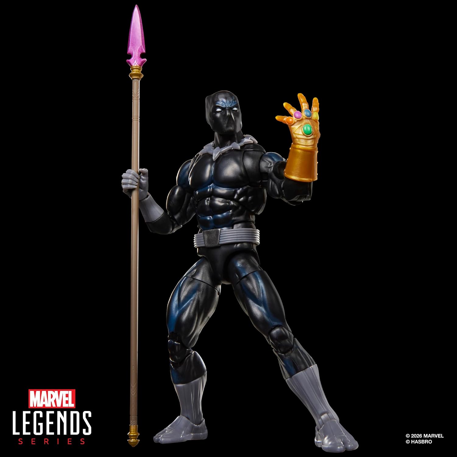 Marvel Legends Series Marvel Super Heroes Magic: The Gathering Black Panther, Action-Figur (15 cm) Plus Exklusive Foil-Sammelkarte für das Trading Card Spiel