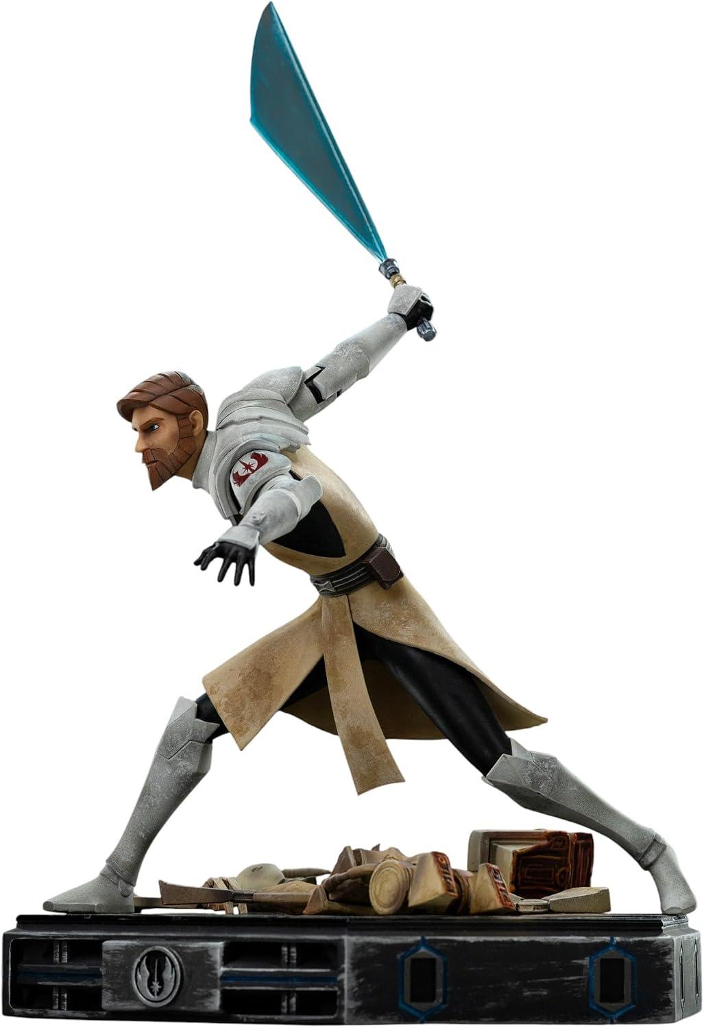 Iron Studios OBI-WAN Statue Kenobi Star Wars: Clone Wars Art Skala 1/10, 26 cm