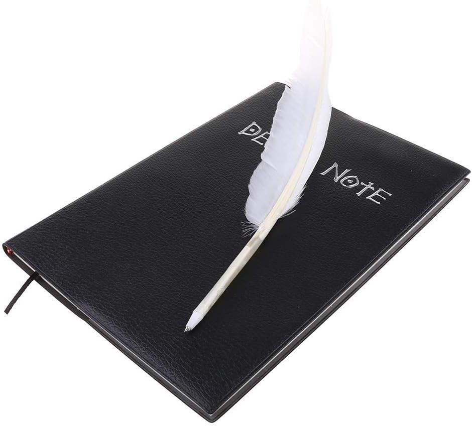 Death Note-Notizbuch mit Federstift, Mode-Anime-Thema Death Note-Cosplay-Notizbuch, Kann als Tagebuch und Notizbuch verwendet werden…