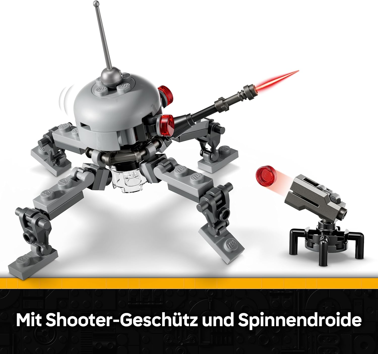 LEGO Star Wars Klonsoldaten des 327. Sternenkorps Battle Pack - Spielzeug für Kinder ab 7 Jahren - Minifiguren zum Bauen und Sammeln - Kreatives Geschenk für Jungen und Mädchen - 75431 | 258 Stück Sammlerspielzeug, 4 Minifiguren 3 Battle Droid Figuren & A