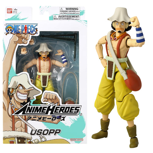 BANDAI – Anime Heroes – One Piece Figur – Lorenor Zorro 17 cm Three Sword Style – Offizielle Lizenz One Piece – Bewegliche Manga Figur Zorro 3 Schwerter – Spielzeug für Kinder ab 4 Jahren – 37052