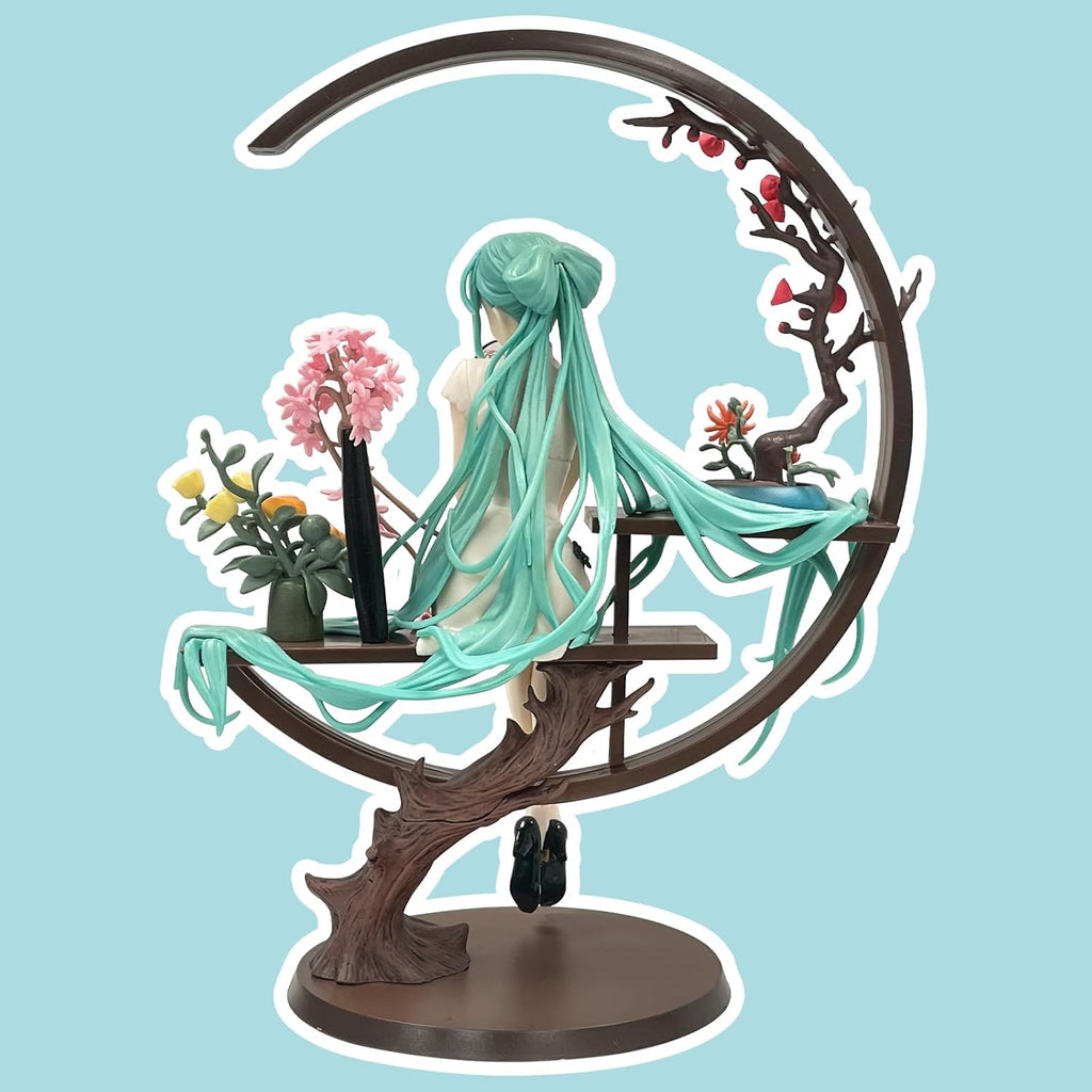 Hatsune Miku Figur, Hatsune Miku Figuren 30cm, Hatsune Miku Figuren Cartoon Charakter Statue für Desktop Dekoration, Hatsune Miku Geburtstag Geschenk