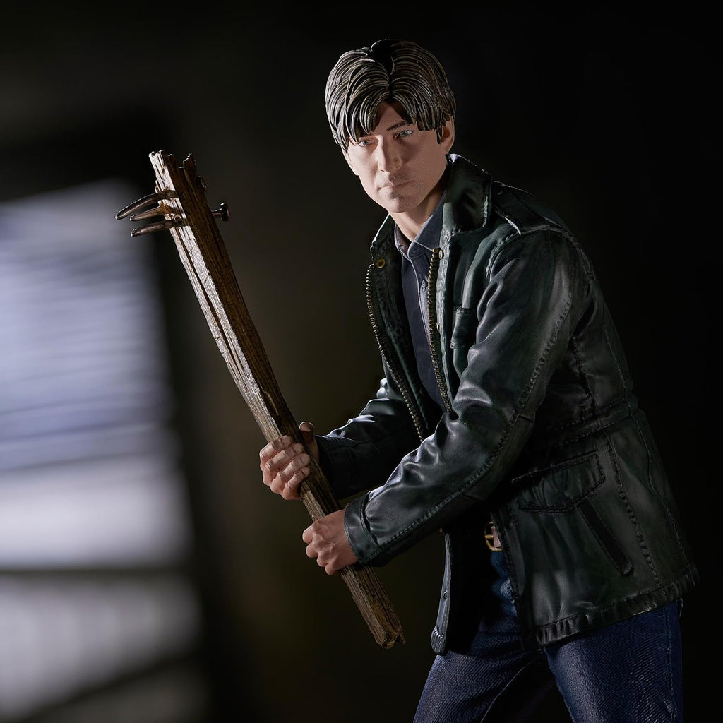 Numskull Silent Hill 2 James Sunderland Figur 23,5 cm Sammlerstatue – Offizielles Konami Silent Hill Merchandise – Limitierte Gaming-Figur | Handbemaltes PVC, 23,5 cm hoch, rostiger Boden. Schreibtisch oder Regal Display Für Silent Hill Sammler und Fans