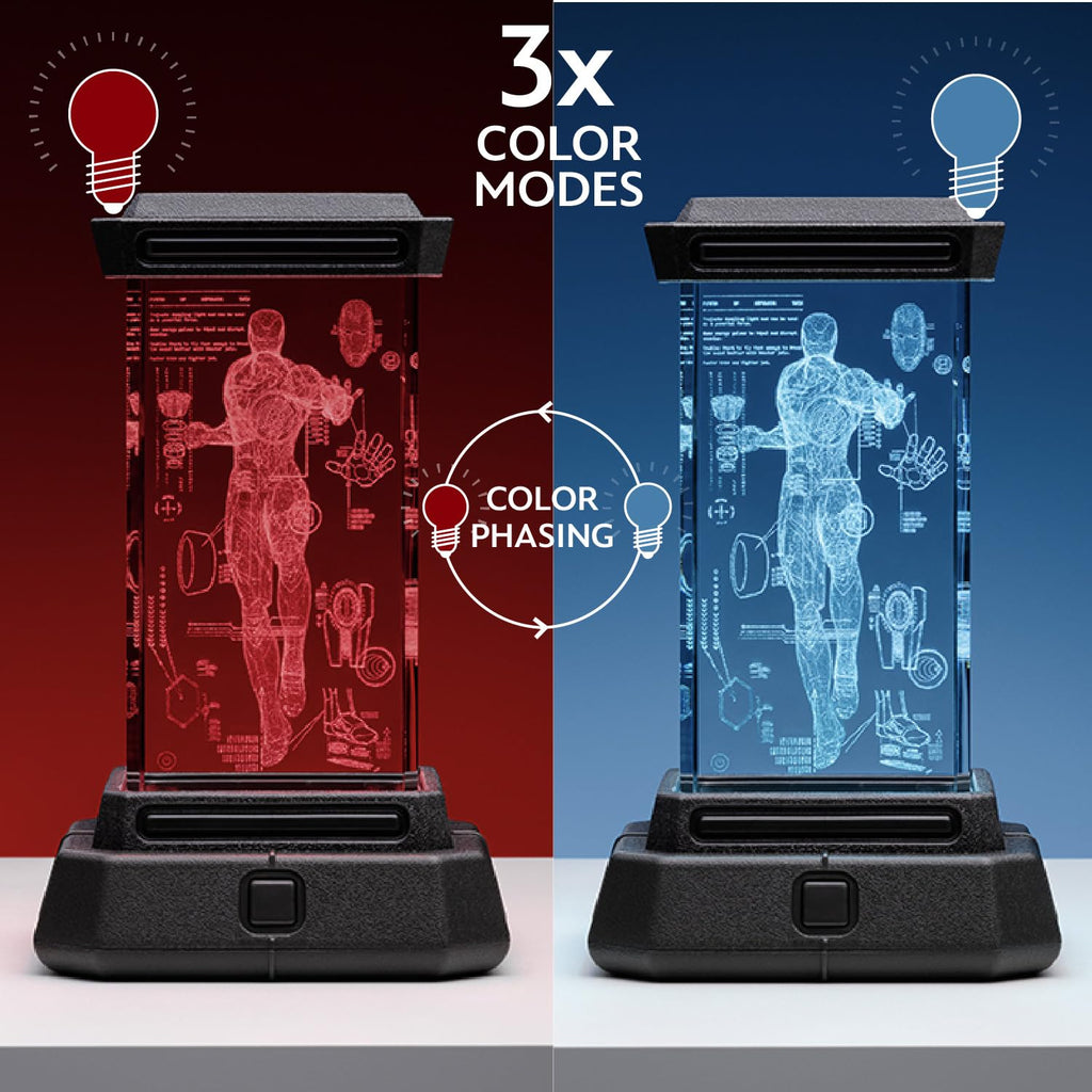 Paladone Darth Vader Holographisches Licht, Star Wars Sammlerlampe, Star Wars-Raumdekoration