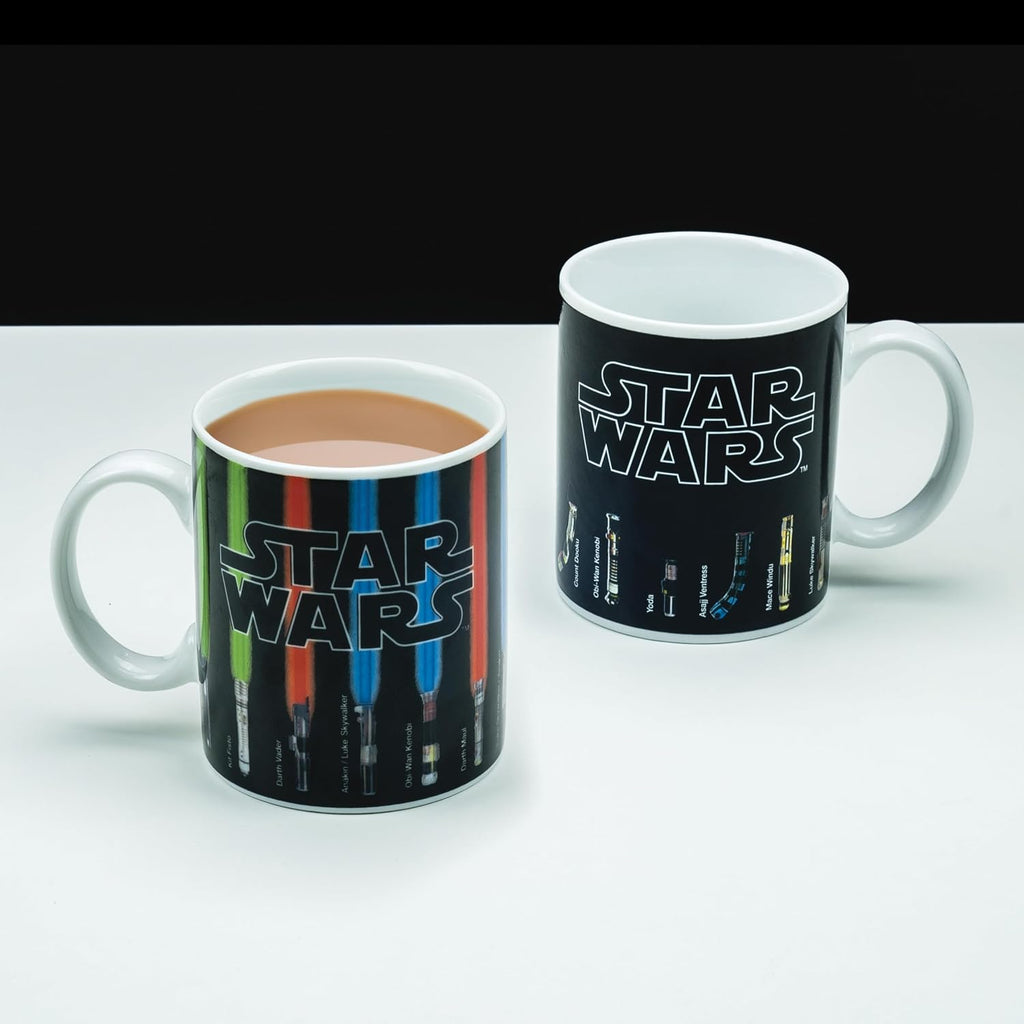 Paladone Star Wars Lichtschwert Farbwechsel Becher 290ml, mehrfarbig, PP3699SW