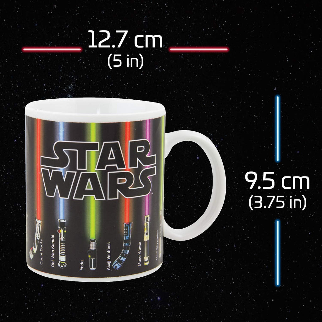 Paladone Star Wars Lichtschwert Farbwechsel Becher 290ml, mehrfarbig, PP3699SW
