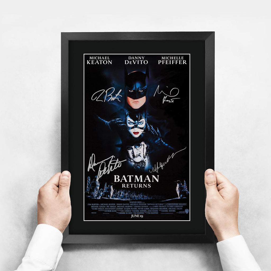 HWC Trading A3 FR The Batman Movie Poster Collection The Cast Signed Gift Printed Autograph Film Gifts Print Photo Picture Display
