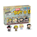Funko Bitty POP! 4 Pack: One Piece - Usopp, Kaya, Kuro, Mystery Mini Figure - 1 in 6 Chance of Receiving the Rare Chase Variant - Styles May Vary - 0,9 Zoll (2,2 cm) Sammelbar - Geschenkidee | 1 von 6 Chance auf seltene Chase-Variante, Stile können variie