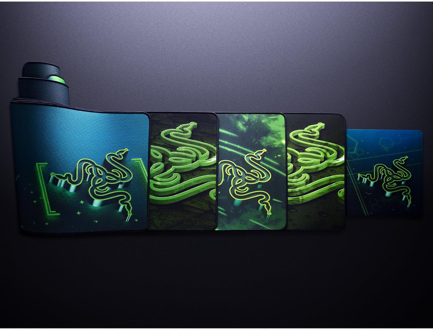 Razer Goliathus Mobile - Extra dünne weiche Gaming Maus-Matte für unterwegs (Kompaktes Mousepad mit reibungsfreier Stoff-Oberfläche, Gesteppter Rand, rutschfest, Abwischbar) Schwarz