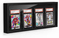 Sammelkarten Display Rahmen Wandmontage, 1er Pack Holz Sportkarten-Vitrine mit Transparent HD, Kartenrahmen Display für Sportkarten & Sammelkarten (Schwarz)