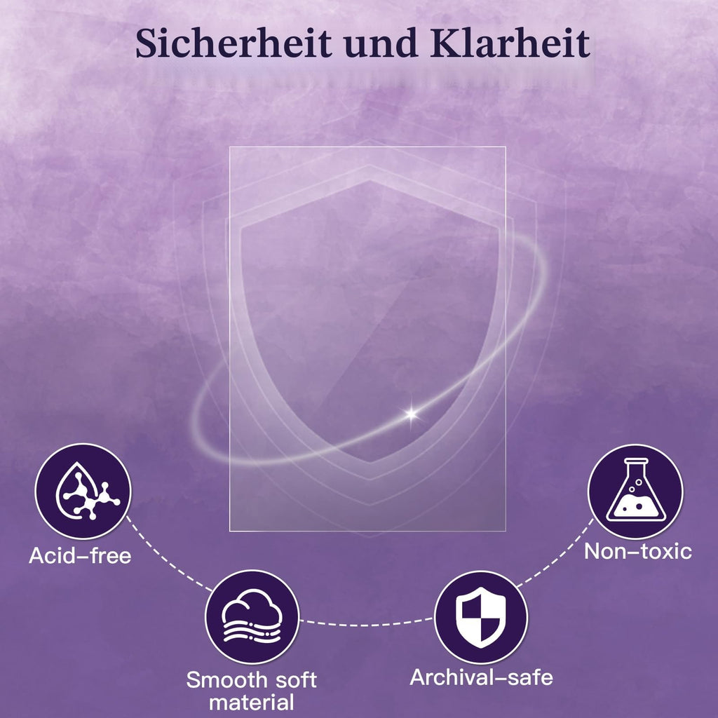 600ct Sammelkartenhülle Perfekte Passform MTG Kartenhüllen Sportkartenschutz für Fotokarte, Standard TCG Karten Sleeve Fit für Magic Baseball Card 66 * 91 mm (600)