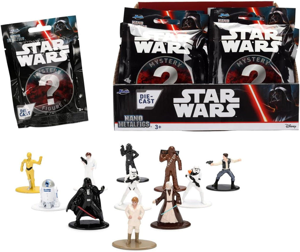 Jada Toys Star Wars Figur, ca. 4 cm, aus Metall, 1 Stück | 1 von 13 Mini-Sammelfiguren, Blind Pack, Für Fans & Sammler, Ab 3 Jahren