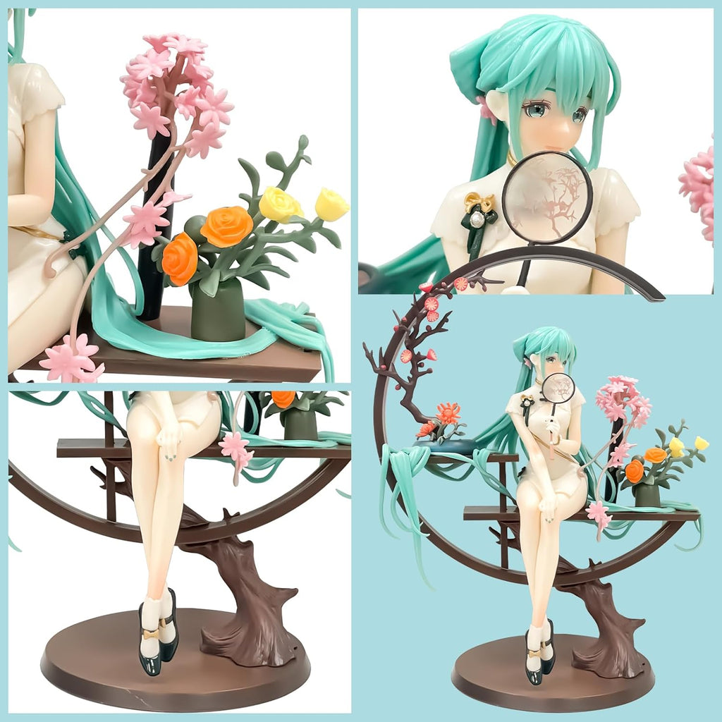 Hatsune Miku Figur, Hatsune Miku Figuren 30cm, Hatsune Miku Figuren Cartoon Charakter Statue für Desktop Dekoration, Hatsune Miku Geburtstag Geschenk