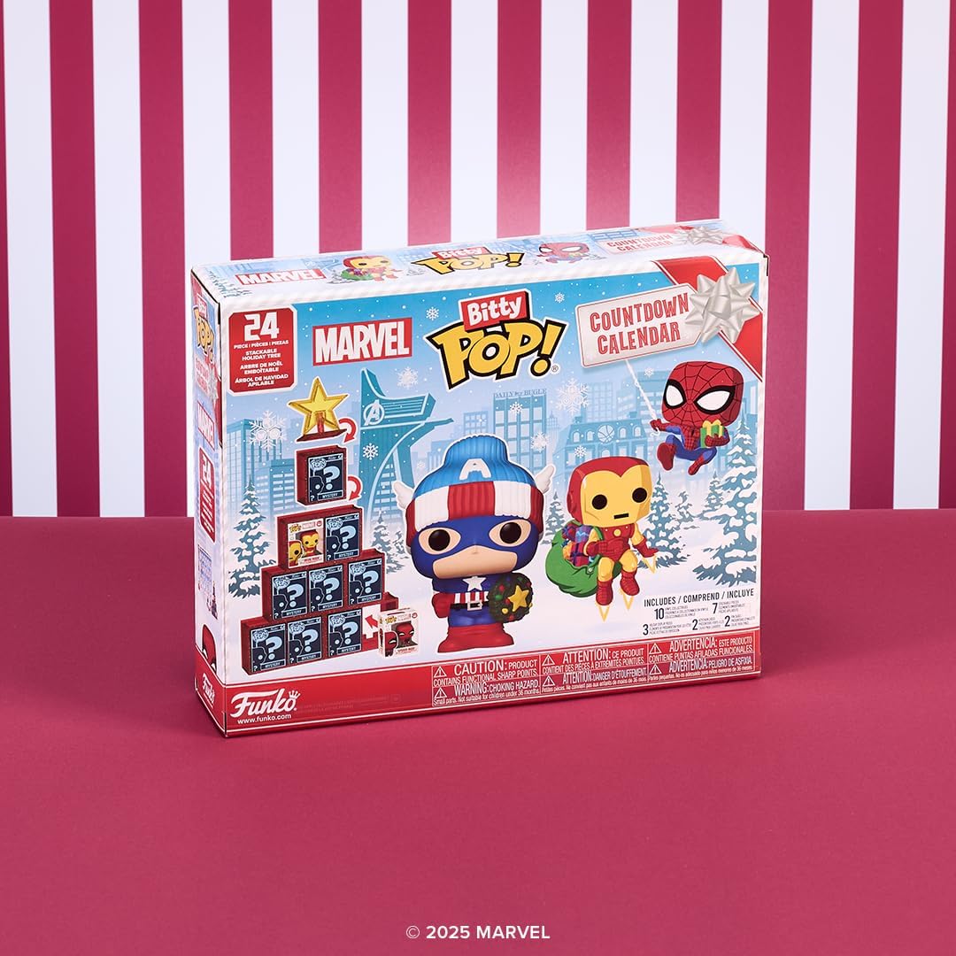 Funko Bitty POP! Advent Calendar: Marvel Comics - 24 Days