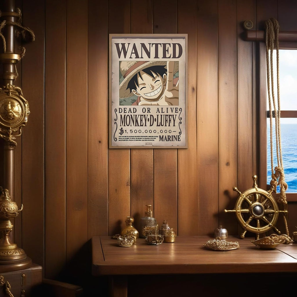 ABYSTYLE - One Piece - Poster - Wanted Luffy New 2 (91,5 x 61 cm)