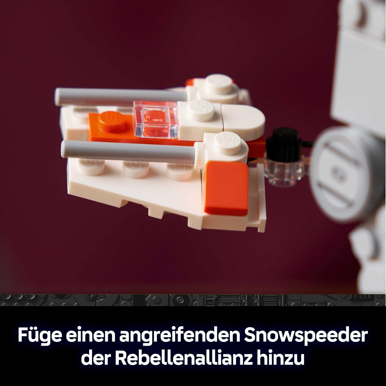 LEGO Star Wars 75440 AT-AT - Modellbau Set für Erwachsene - Mit Snowspeeder, Ständer & Namensschild - DIY Deko fürs Regal - Geschenk für Fans von Das Imperium schlägt zurück