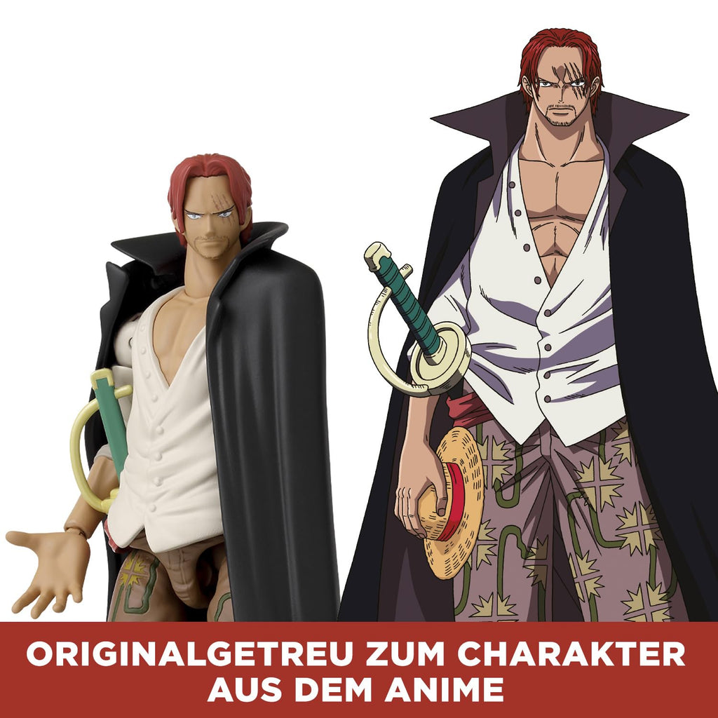 BANDAI – Anime Heroes – One Piece Figur – Lorenor Zorro 17 cm Three Sword Style – Offizielle Lizenz One Piece – Bewegliche Manga Figur Zorro 3 Schwerter – Spielzeug für Kinder ab 4 Jahren – 37052