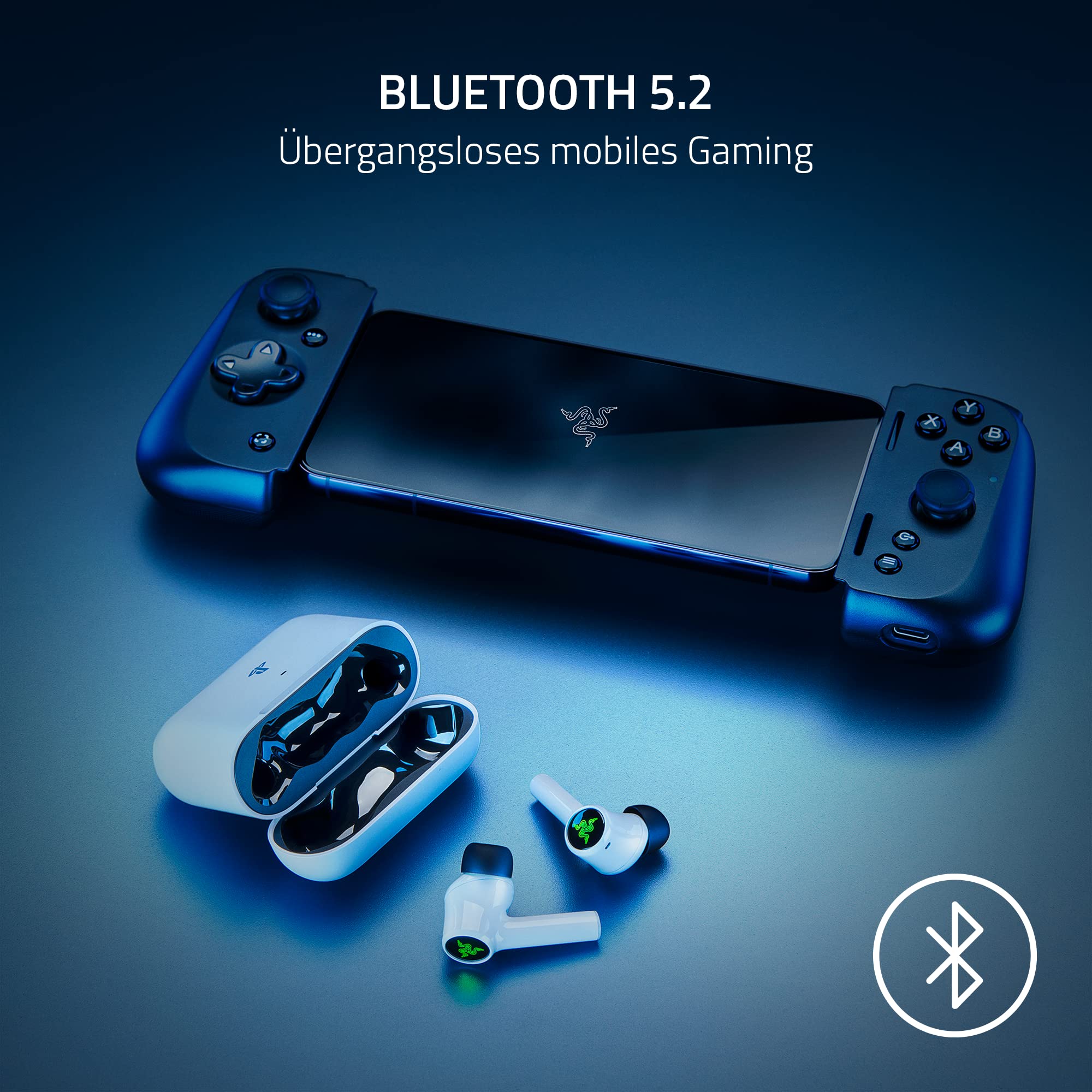 Razer Hammerhead HyperSpeed - Drahtlose Multiplattform-Gaming in ear Kopfhörer für Xbox (True Wireless Gaming Earbuds mit HyperSpeed Wireless & Bluetooth 5.3, Chroma RGB) Schwarz