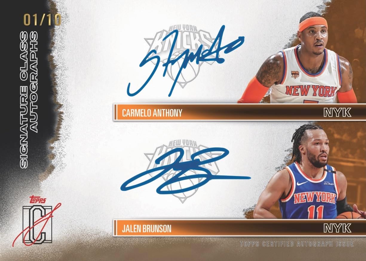 2025-26 Topps Signature-Klasse Basketball – Vorteilsbox – (7 Karten pro Packung, 6 Packungen pro Box)