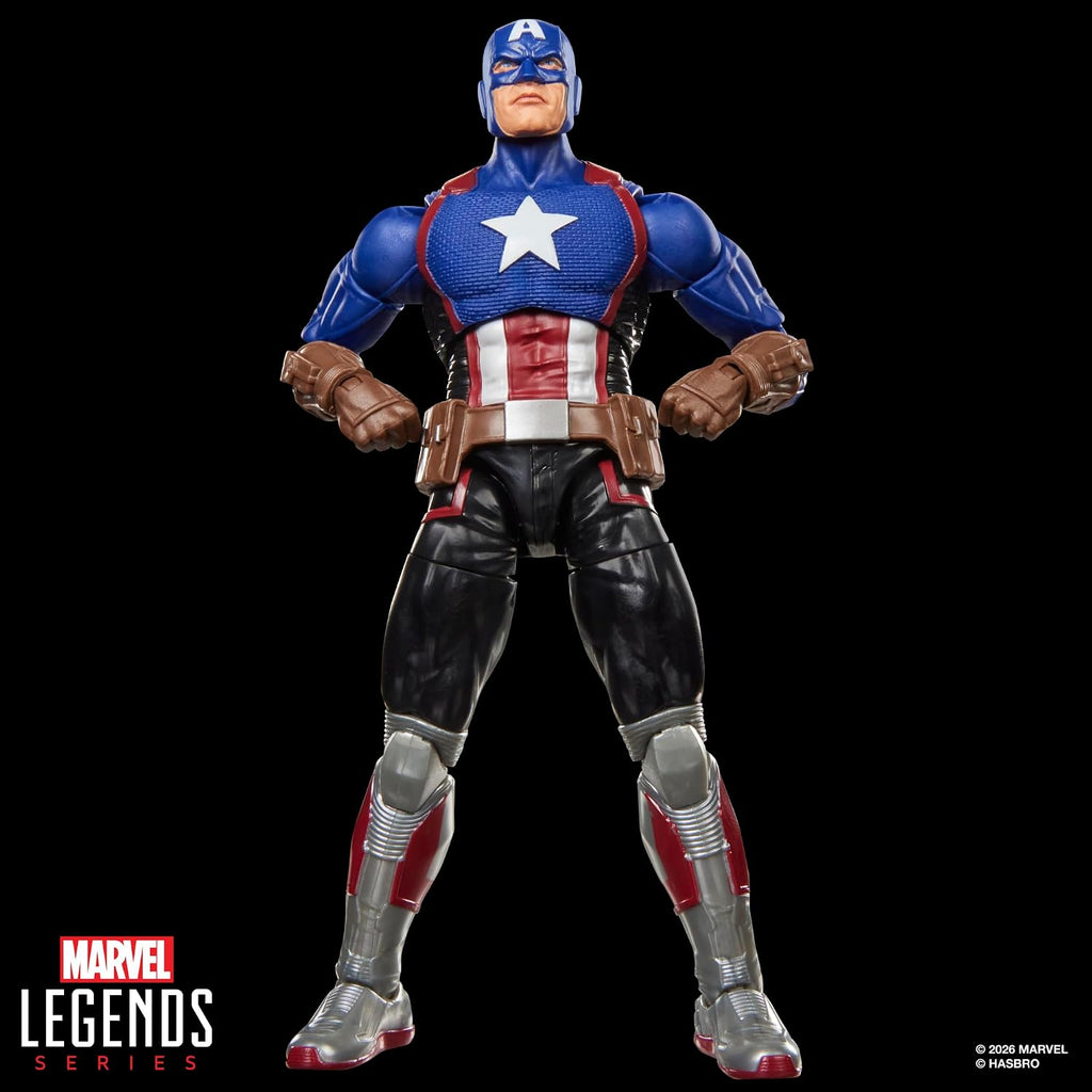Marvel Legends Series Marvel Super Heroes Magic: The Gathering Captain America (Avengers: Twilight), Action-Figur (15 cm) Plus Exklusive Foil-Sammelkarte für das Trading Card Spiel