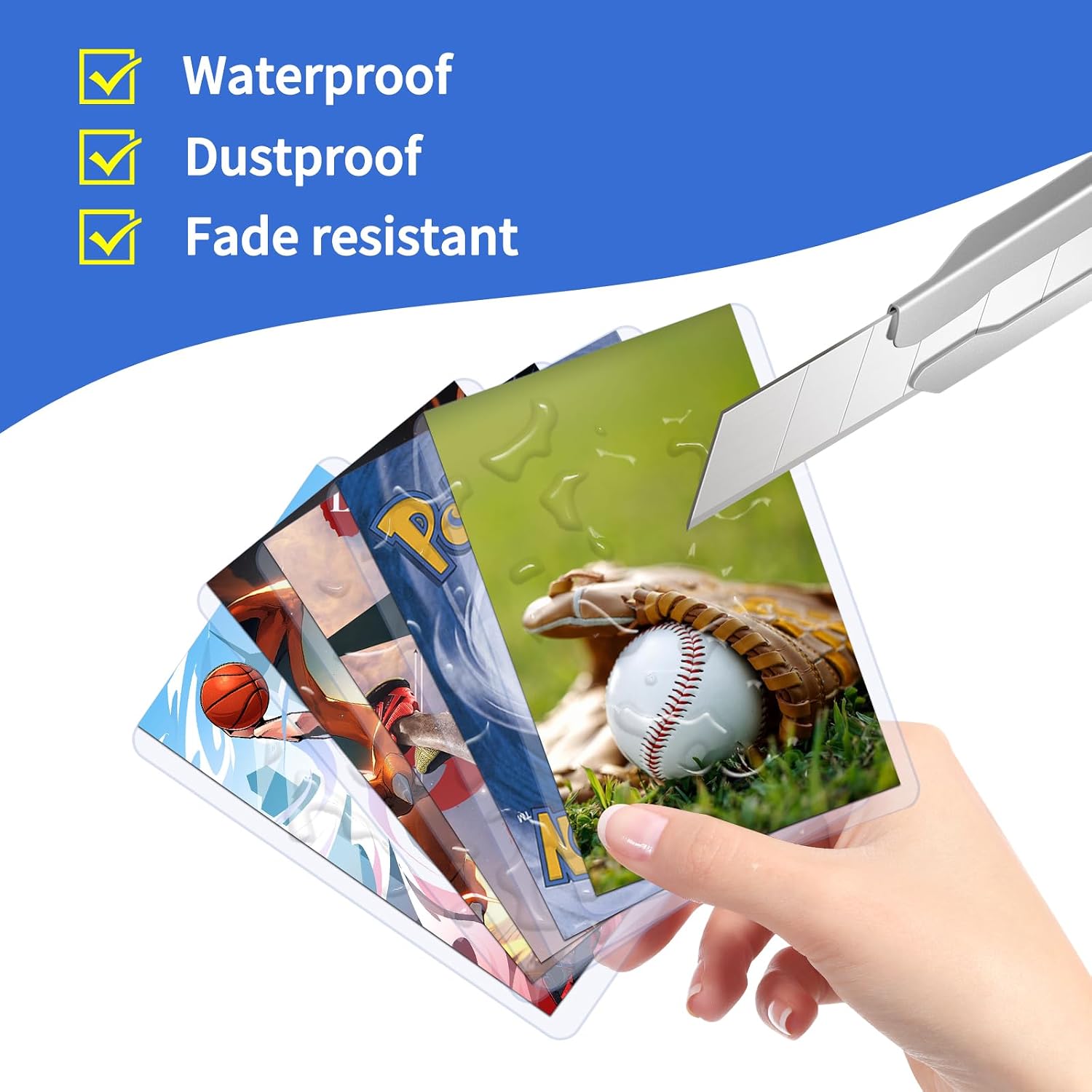 400 Stück Card Sleeves, 3"X4" Hartkartenhüllen, Sammelkartenhüllen passend für MTG, Sammelkarten, Sportkarten (200 Top Loads + 200 Transparente Kartenhüllen)