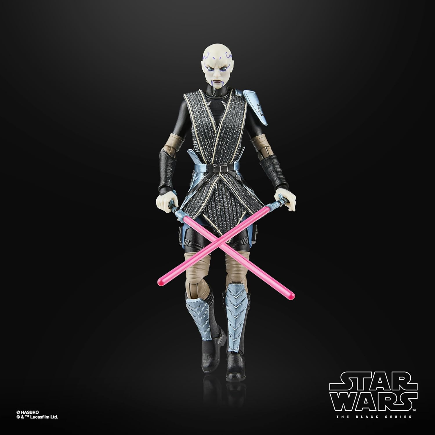 Star Wars The Black Series Asajj Ventress (Bounty Hunter), The Clone Wars Collectible Action Figure (6-Inch)